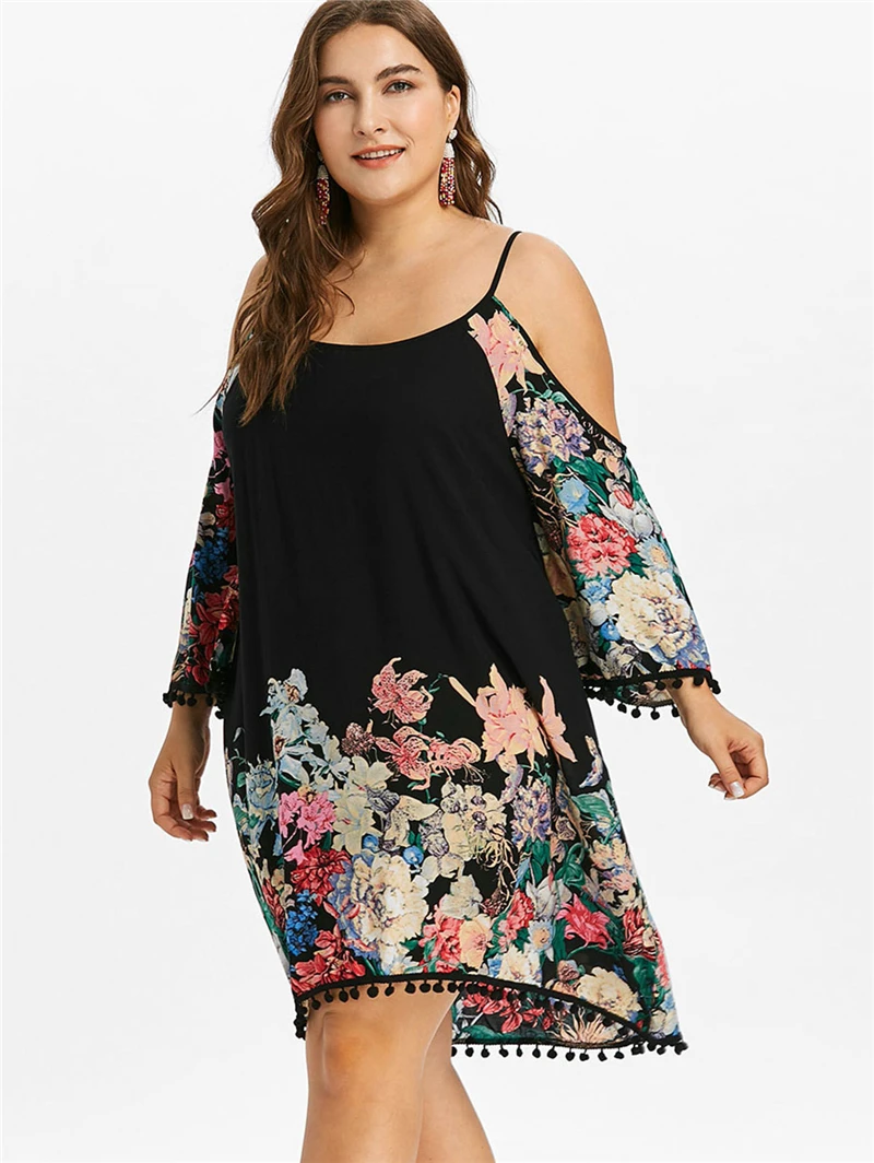 IANLAN новое платье большого размера для больших девочек свободное с рукавом 3/4 и