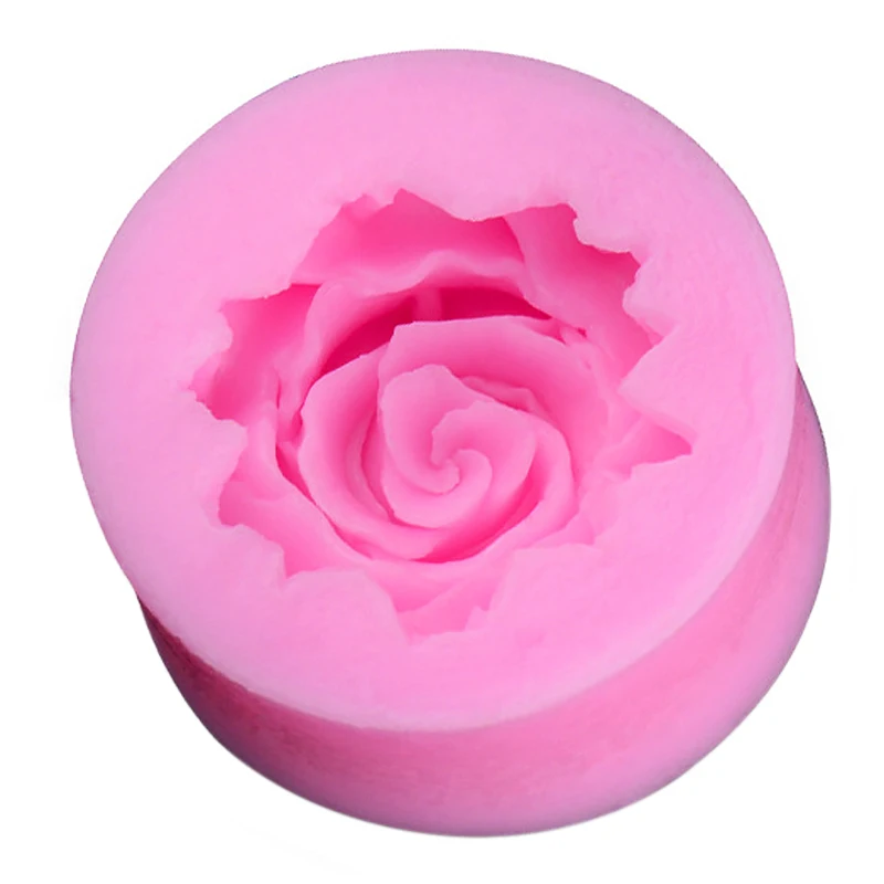 Формы для мыла из смолы с 3D розами форма свечи желе торта ремесла формы ручной