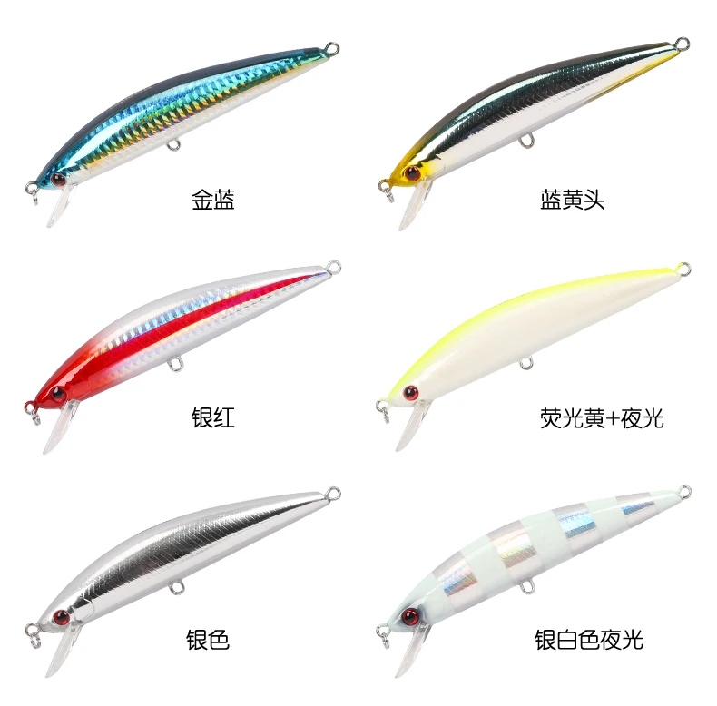 TSURINOYA DW37Bearking Тонущая наживка 120 мм/40 г большая блесна Блесна Приманки жесткая искусственная приманка соленая вода Рыбалка черный бас