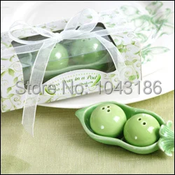 Подарочные и подарки для гостей Керамические солонки с двумя горошинами перцем