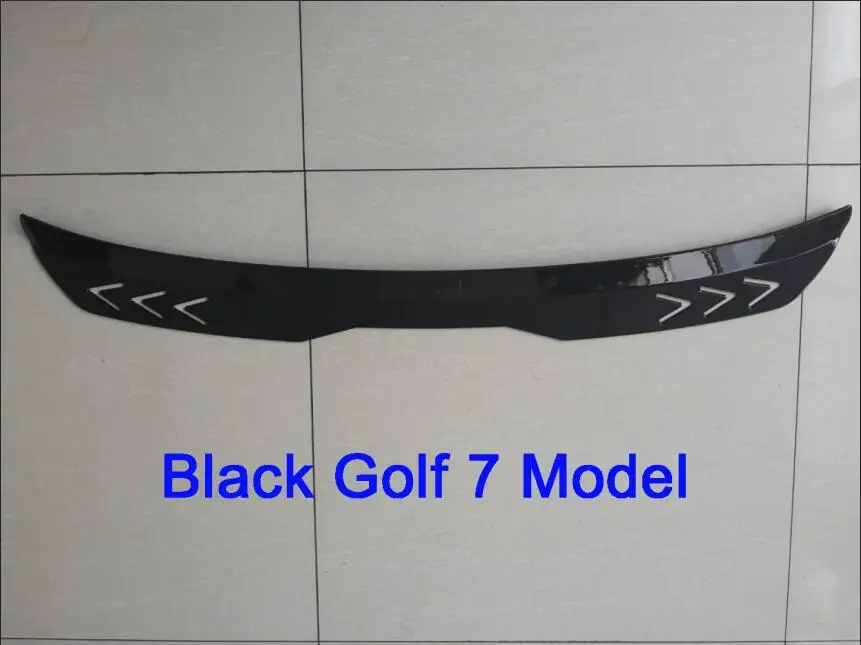Black-GOLF7 Высокое качество для Volkswagen Golf 7 VII 7,5 R R-LINE GTI спойлер Защита от солнца на заднее стекло для игры в гольф спойлер - Цвет: Black-GOLF7