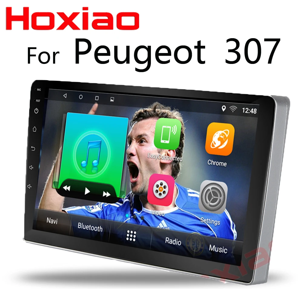 Автомобильный dvd-плеер на основе Android для peugeot 307 2004-2012 gps навигация 2 din Радио мультимедийный плеер BT RDS
