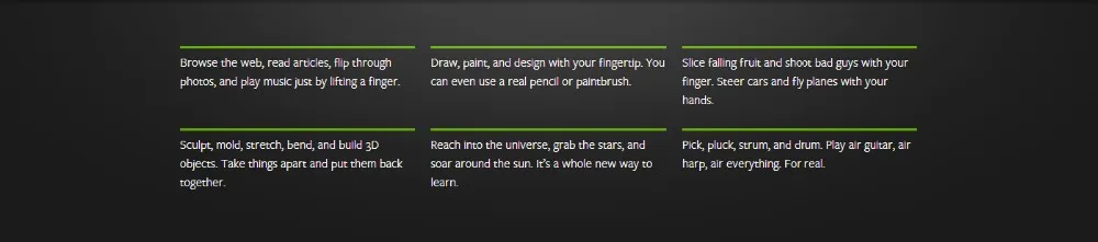 Соматосенсорный 3D контроллер Leap Motion для ПК или MAC