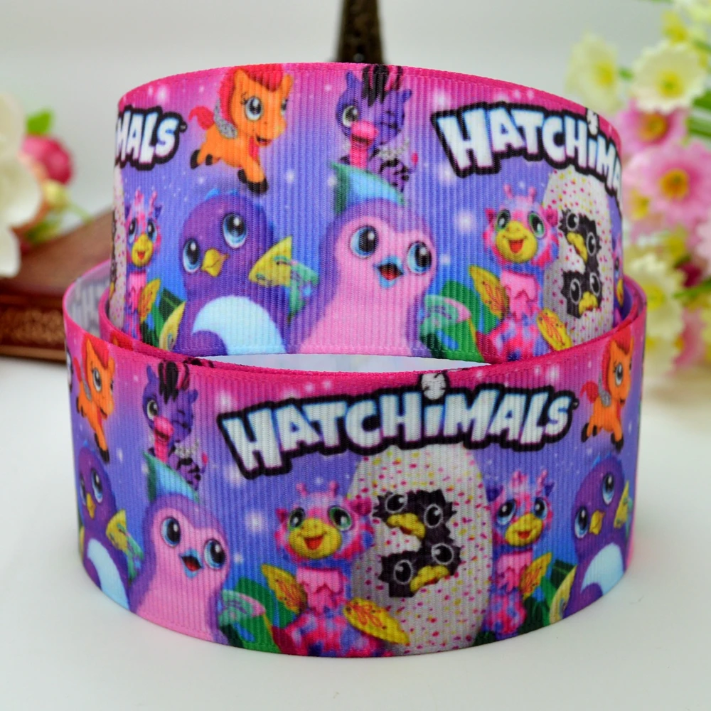 DUWES 1 5 &quot38 мм 2 10 50 ярдов мультфильм жираф Лев напечатанный grosgrain ленты волос ЛУК