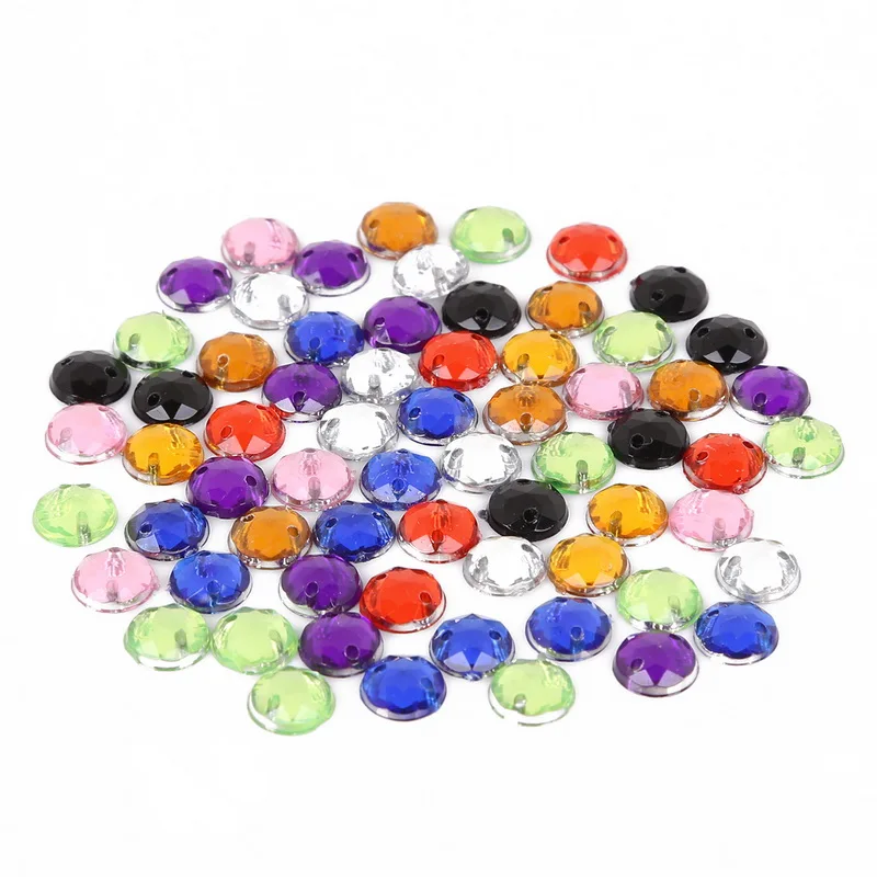 Новое поступление! Круглый акриловый рожок с двумя отверстиями 8 мм|accessories for