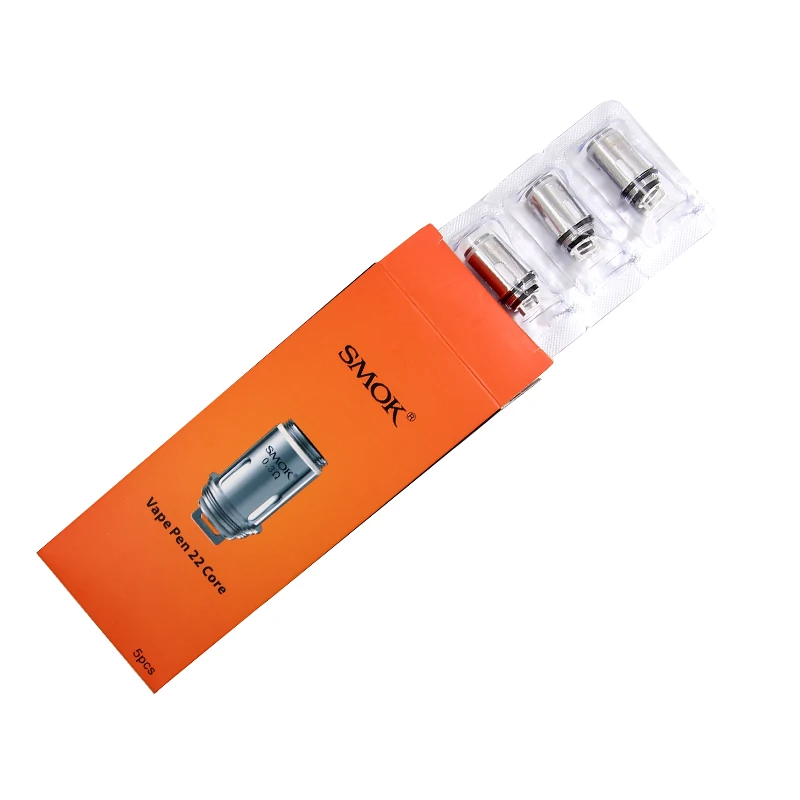 100% Original SMOK Vape Pen 22 Coil Head Resistance 0.3ohm Dual Core For VAPE PEN Tank KIT Electronic cigarette Vaporizer | Электроника
