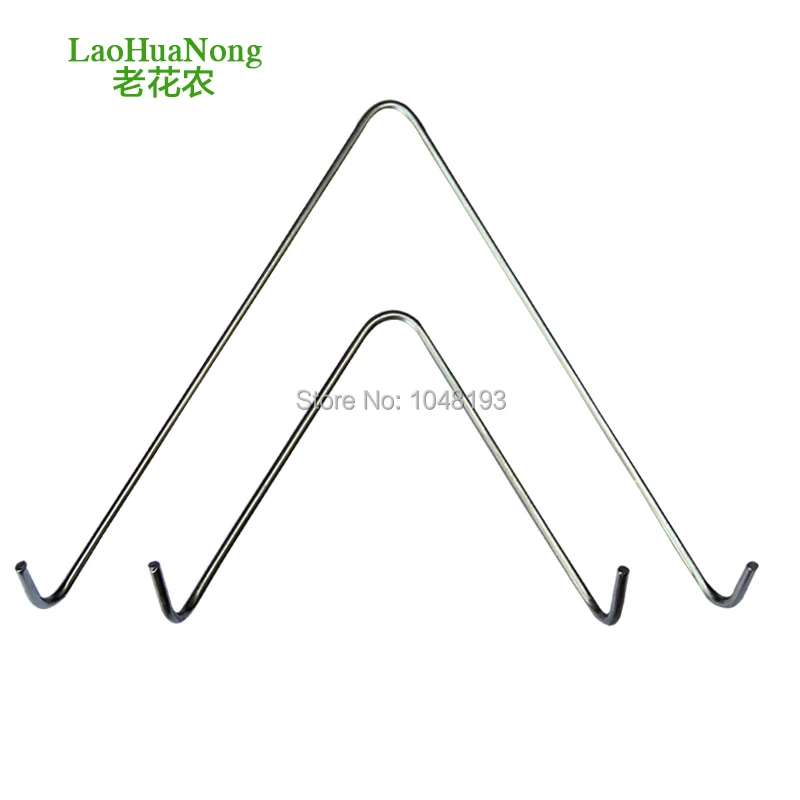 Крючок V из нержавеющей стали для садоводства настенный цветочный горшок дома