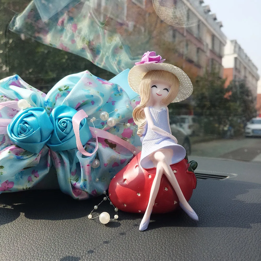 142g Украшение автомобиля Новинка креативные Фрукты девушка серии автомобильные аксессуары интерьер bling украшения дома аксессуары автомобиль кулон - Название цвета: 142g