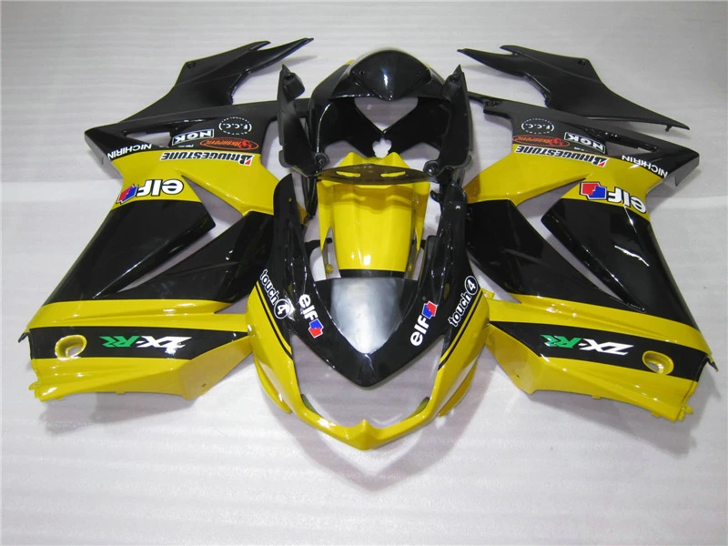 

Полный комплект обтекателей для Kawasaki zx250r 08-14 EX 250 2008 2010 2014 ZX250R Ninja, комплект обтекателей желтого и черного цветов