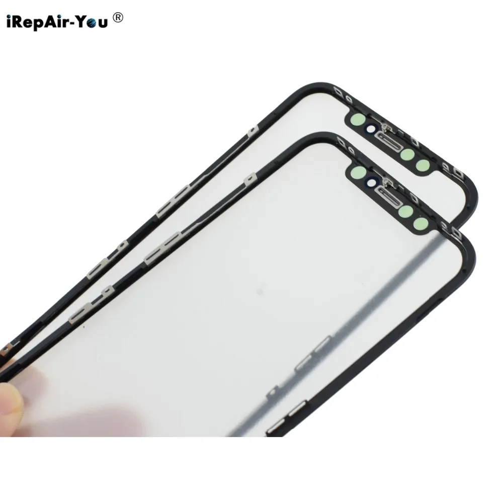 2 шт 3 в 1 LCD экран Переднее внешнее стекло с OCA клеем для iPhone XR 6 &quotстекло со средней