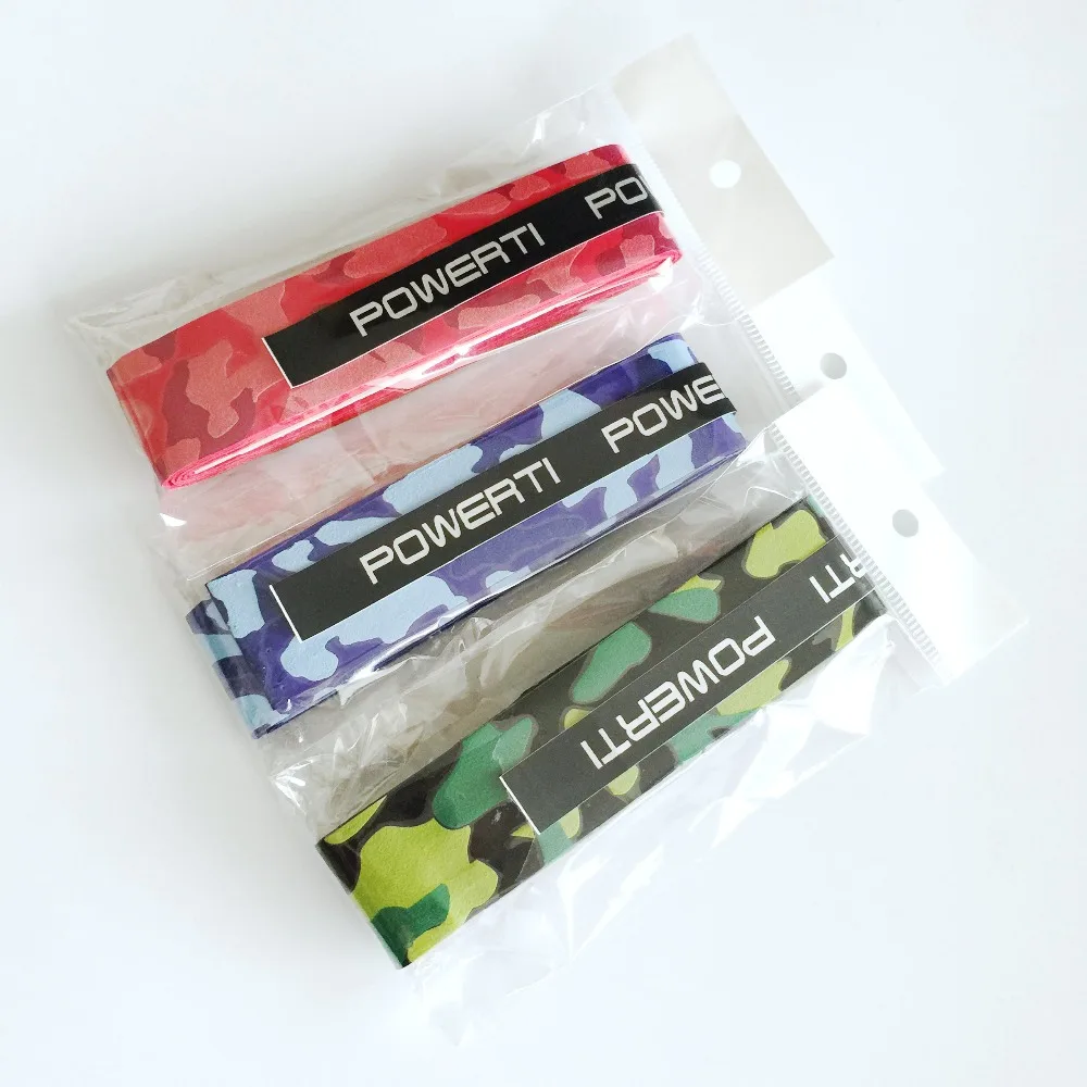 POWERTI 15 шт/партия Psychedelic Stick Теннисная ракетка Захваты тонкие ракетки для