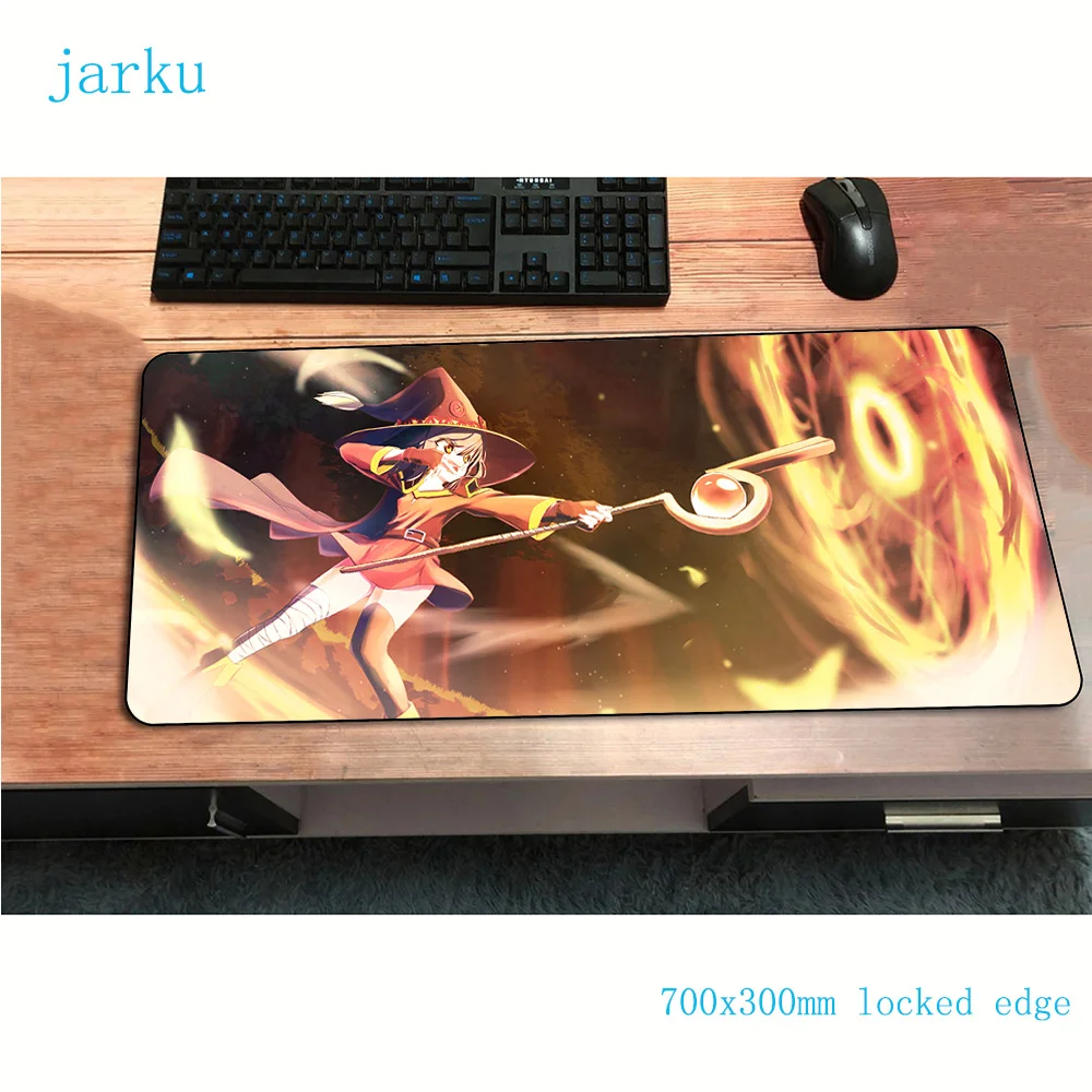 

megumin mouse pad 700x300x2mm gaming mousepad anime Domineering office notbook desk mat Birthday padmouse games pc gamer mats