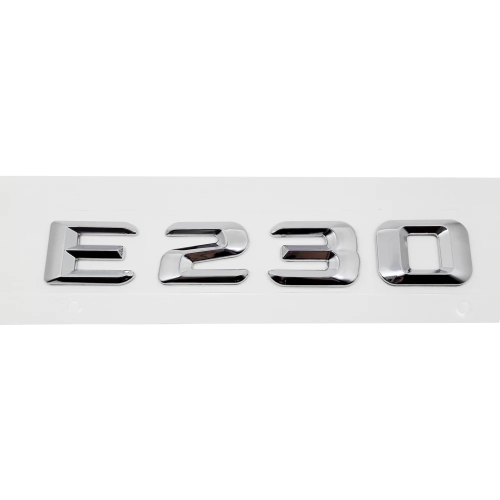 

For Mercedes Benz W110 W114 W115 W123 W124 W210 W211 W212 W213 E200 E200L E220 E230 Rear Tail Emblem Number Letter Badge Sticker