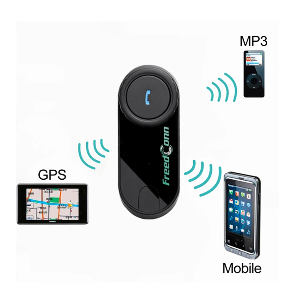1PC FreedConn T-COMVB Motorcycle Helmet Intercom Bluetooth Interphone 800M Talk Range with Soft Headset Gift | Автомобили и