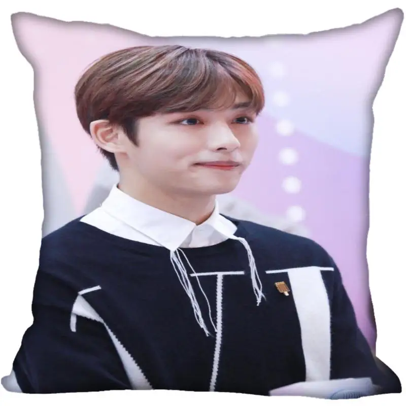 Популярная шелковая квадратная наволочка Fan Xi KPOP NCT WINWIN с принтом домашние
