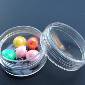 Прозрачная Круглая Коробка для хранения сережек, колец, бусин, пуговиц, контейнеров для ювелирных изделий, чехол A152, 5 шт.