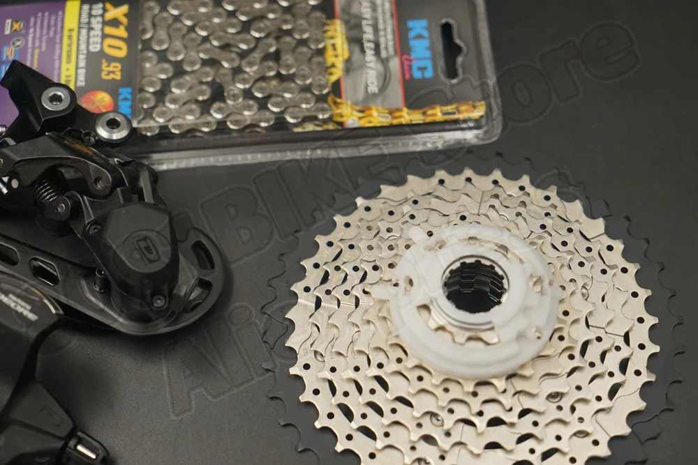 Shimano DEORE M6000/M610 10 скоростей переключения+ задний переключатель+ 42T 46T 50T болани кассета+ KMC X10 цепь 4 шт набор
