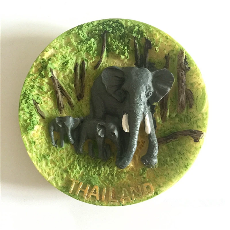 3d магниты на холодильник в Бангкоке шаму слон парк тайские сувениры для