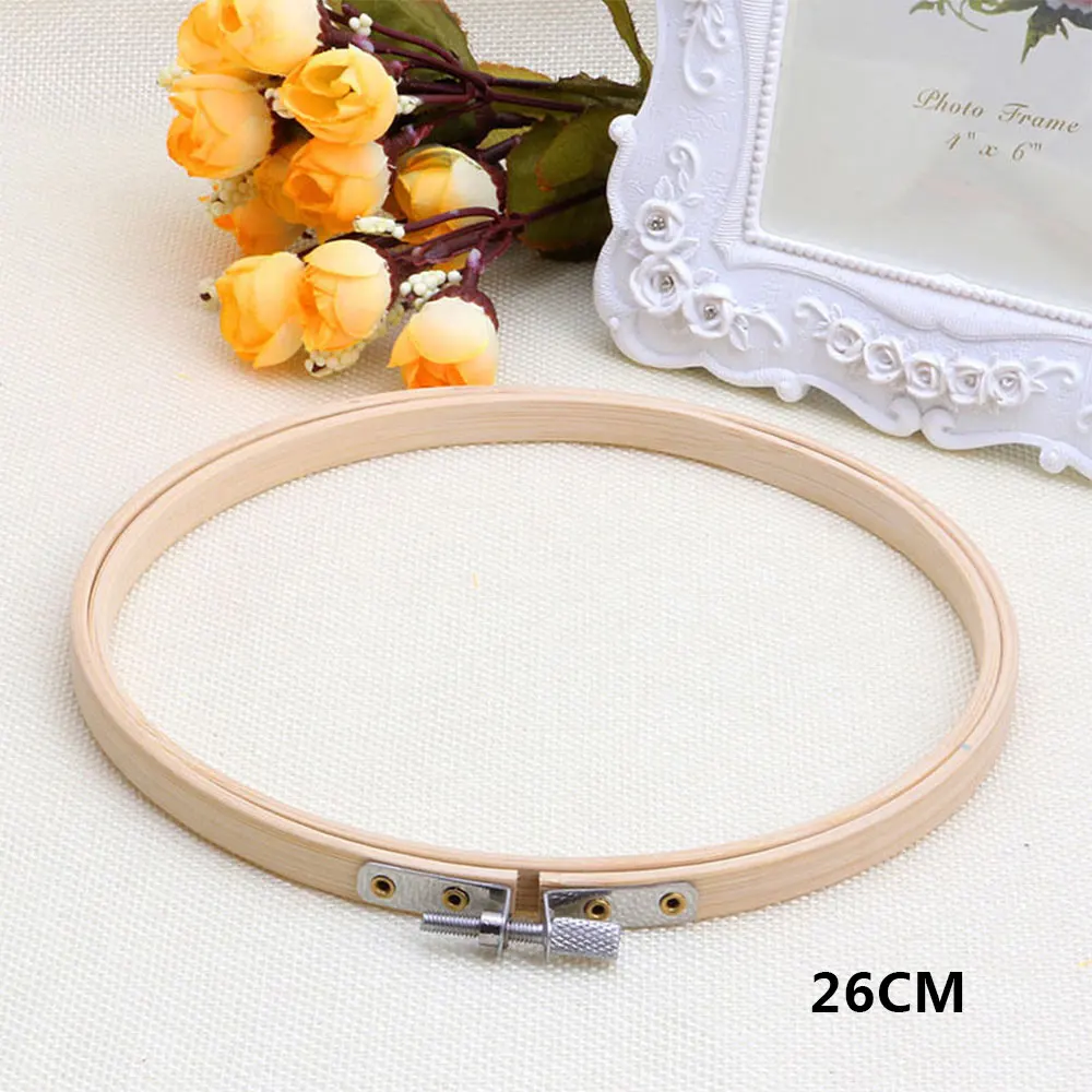 2019 Light Yellow Round Frame Practical DIY Embroidery Hoop for Gadgets Drop Shipping | Дом и сад