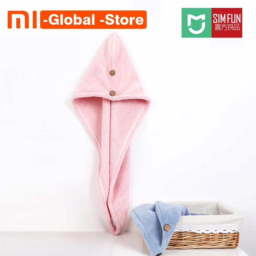 Новое полотенце Xiaomi Mijia Sim Fun супер впитывающее быстросохнущее микрофибра 24x64 см