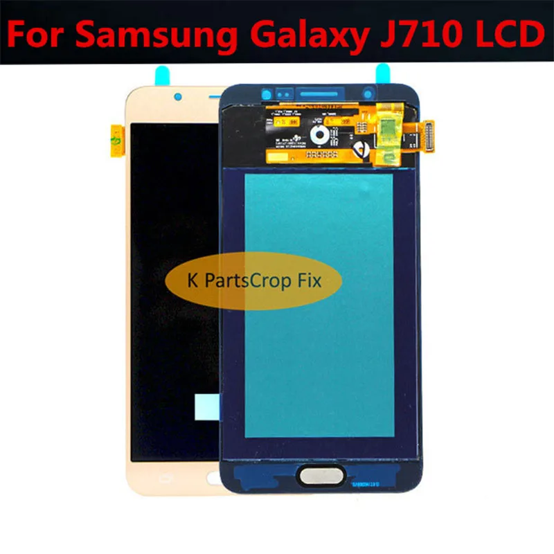 ЖК дисплей 5 дюйма для SAMSUNG GALAXY J710 J7 2016 J710F SM J710FN с сенсорным экраном дигитайзер
