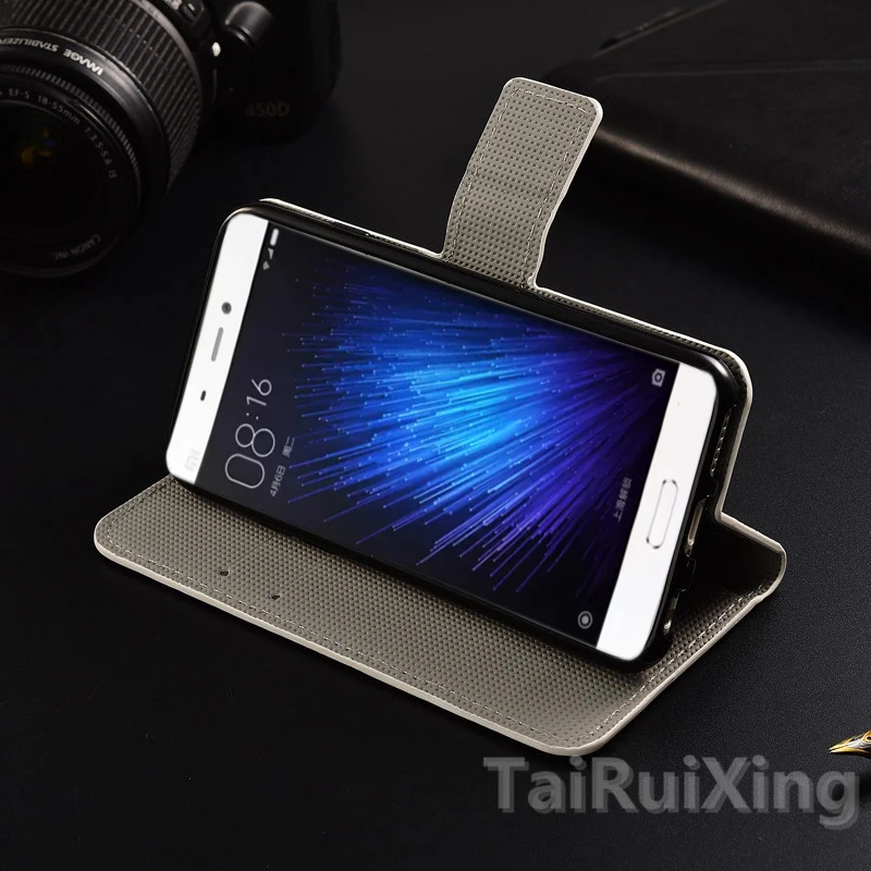 Высококачественный модный кожаный чехол-книжка с сердечком для Xiaomi Redmi Note 3 Pro 5