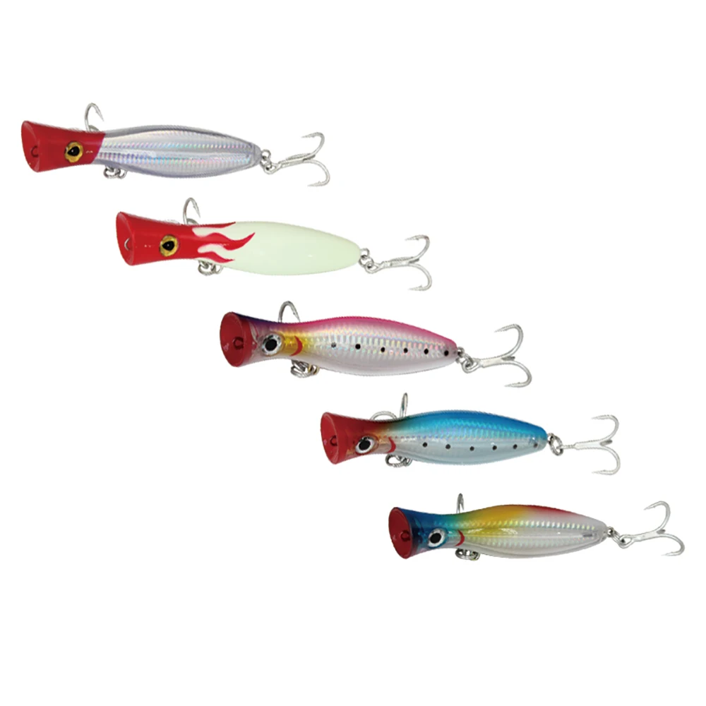 12cm 16.5cm Hard Lure Big Popper 6 Colors Top Water Fishing Lures Crankbait Minnow Swimming Crank Baits pesca | Спорт и развлечения