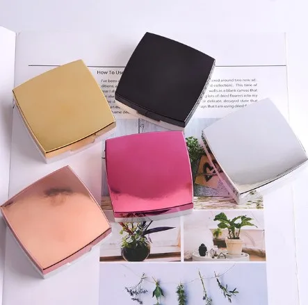 mix colors Contact Lens Case With Mirror women Colored Contact Lenses box eyes contact lens container Lovely Travel kit box without sign - Цвет: mix colors