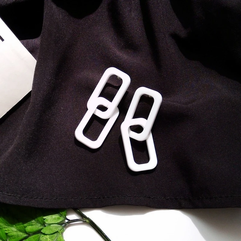 New Tortoise Resin Rectangle Link Sweet Earring | Украшения и аксессуары