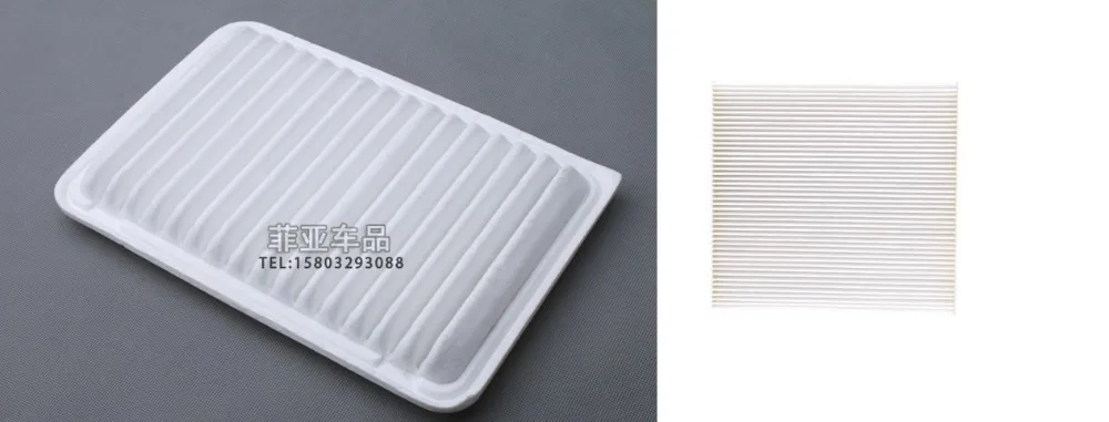 Качественный воздушный фильтр двигателя и салона подходящий для Toyota Venza Camry