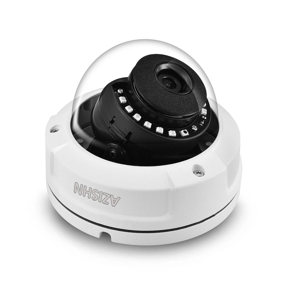 Антивандальная IP камера AZISHN Onvif P2P 720P/960P/1080P HI3518EV200/Hi3516CV300 12IR ночного видения