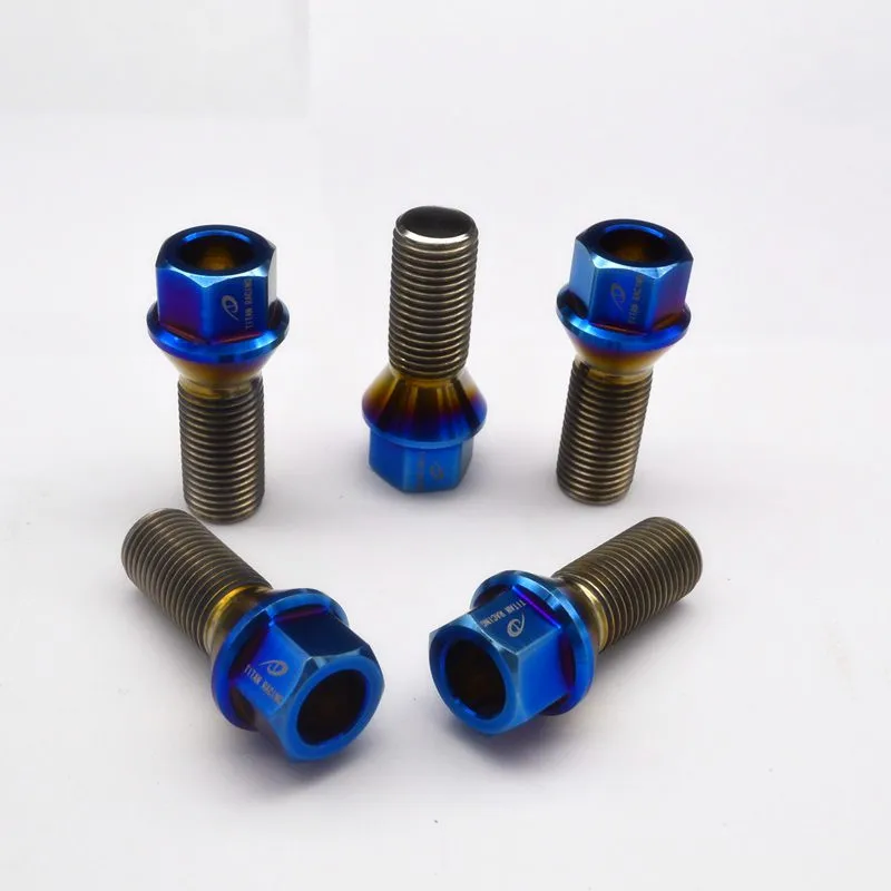 Gr5 Титановый Колесный Болт M14 * 1 25*28 для BMW MINI|titanium wheel bolts|wheel boltscar bolts |