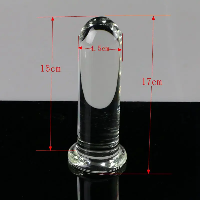 4 шт./компл. продвижение прозрачное стекло огромный большой анальный