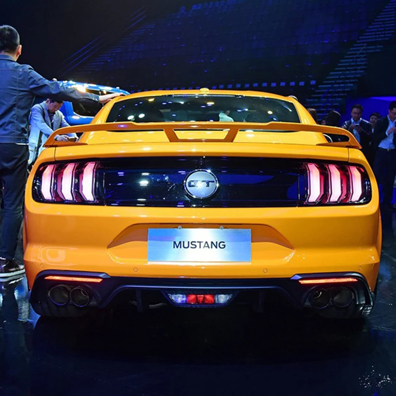 Высококачественный спойлер из АБС пластика для Ford Mustang 2015 2016 2017 черный или белый