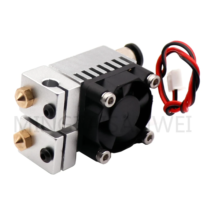 12 В 40 Вт 2 в Внешний экструдер двойной металлический ugprade для 3D Chimera Hotend Kit