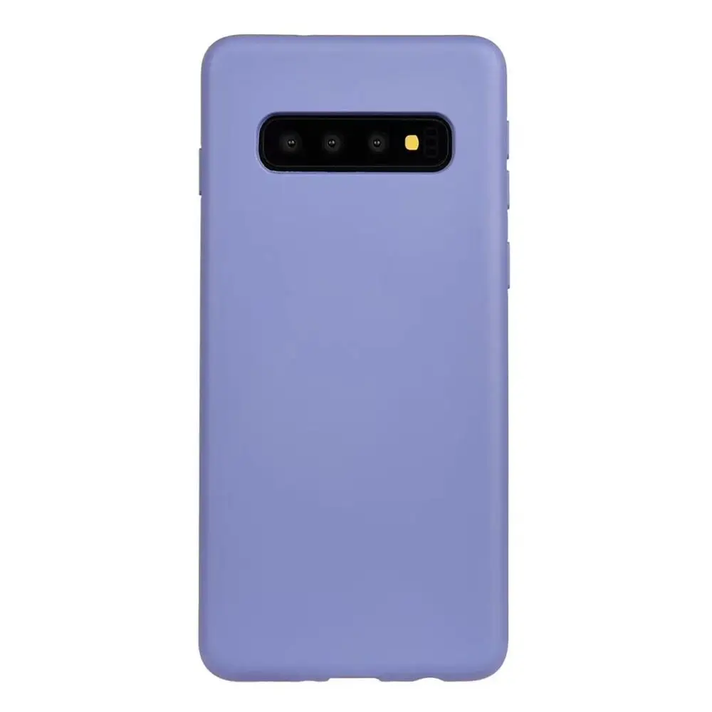 Оригинальный чехол для Samsung Galaxy S10 Plus S10e мягкий жидкий силиконовый S9 + Note 9/S9 хит