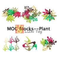 moc blocks plants garden diy enlighten building blocks block bricks compatible with assembles particles