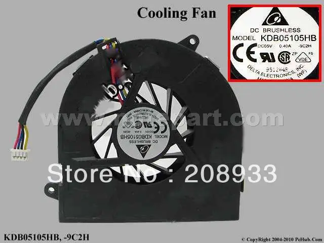 Вентилятор для ноутбука DELTA KDB05105HB 9C2H 5V 0.40A + вентилятор охлаждения|cooling fan|5v cooling