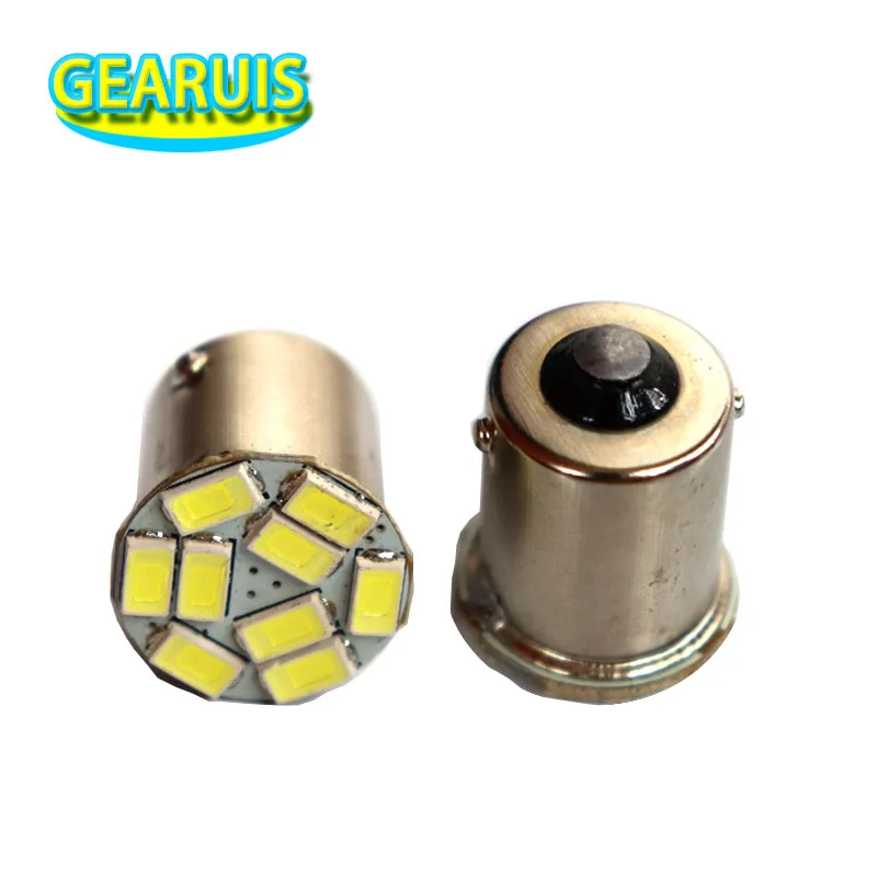 100 шт. Автомобильный Стробоскоп 1156 мигает P21W BA15S 9 SMD 5630 5730 автомобисветильник