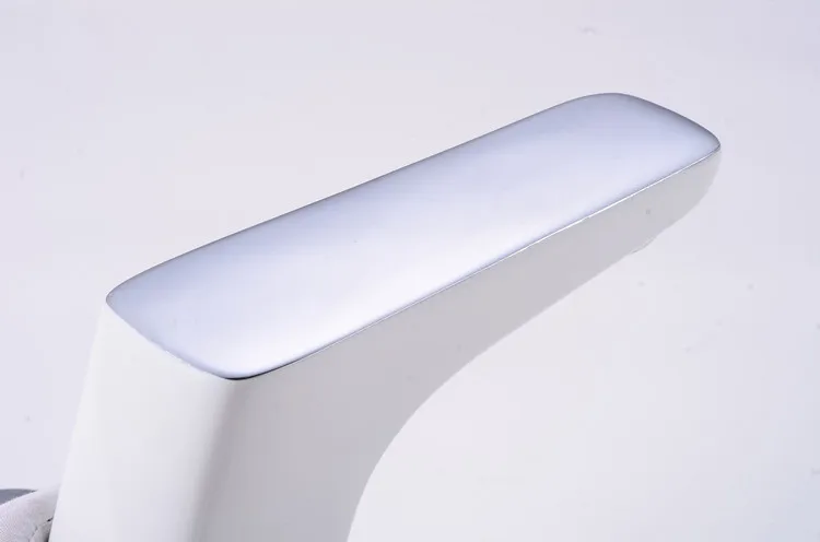 Высокое качество touchless белый Сенсор смеситель для раковины воды автоматическое сохранение инфракрасный Индуктивный бассейна кран