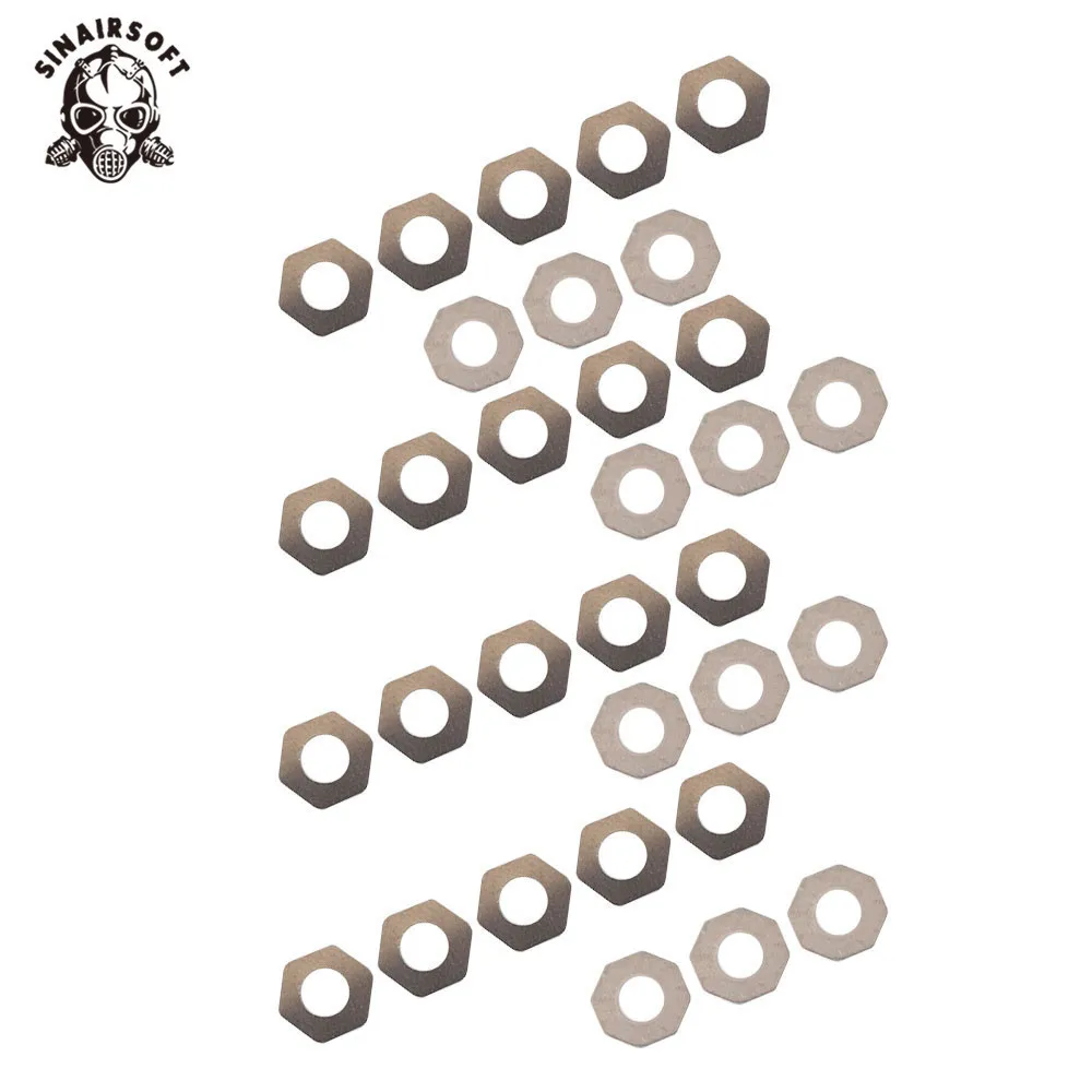 SINAIRSOFT Shim Set (0 1 мм 0 15 ММ 2 мм) для Airsoft AEG Коробка передач аксессуары охоты и