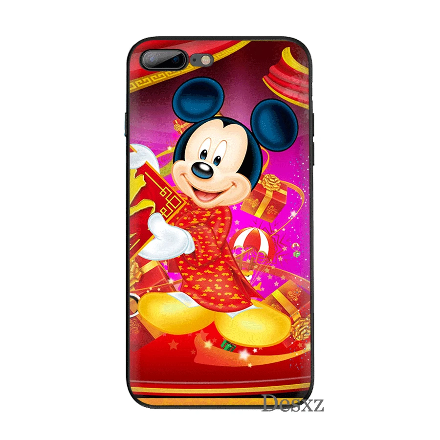 Чехол для мобильного телефона iPhone 6 6s 7 8 Plus 11 Pro X XS Max 5 5S SE чехол мыши новогодний |