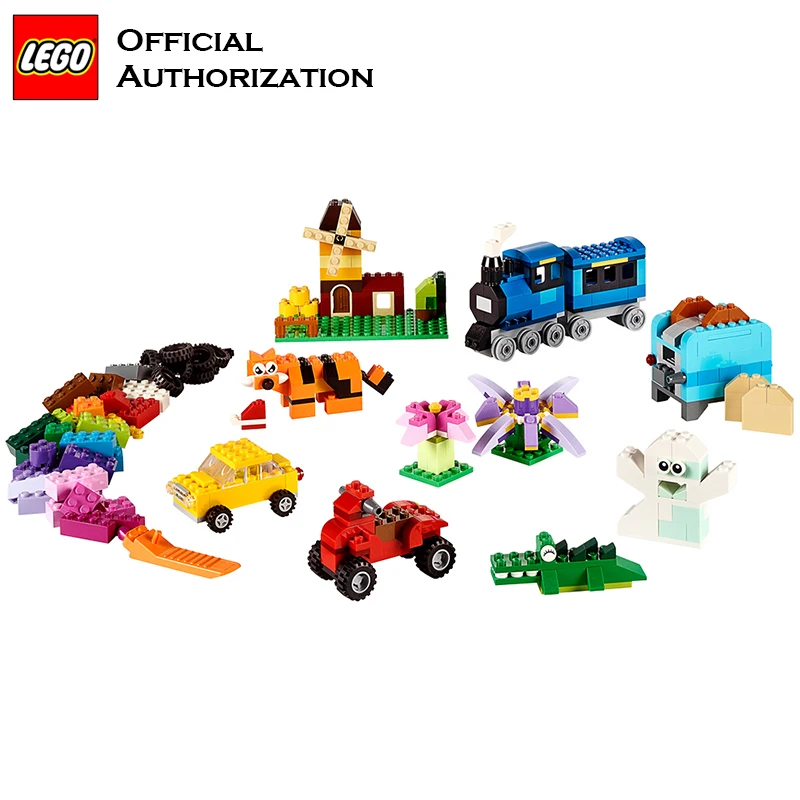Lego строительные блоки классическая серия 790 шт. аксессуары игрушки 10696 коробка