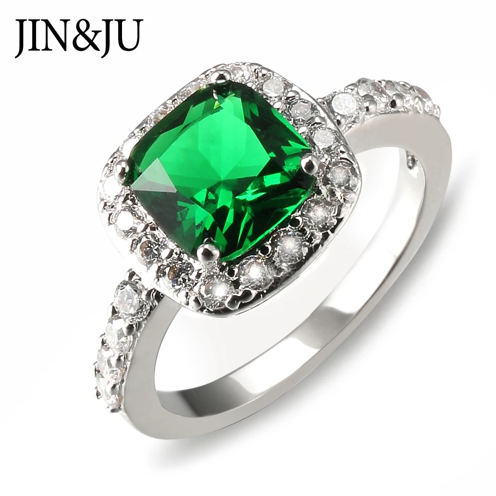 JIN &amp JU женское ювелирное изделие уникальный дизайн кольцо геометрический