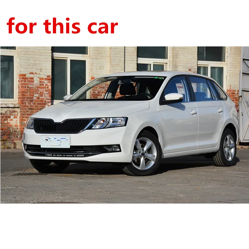 Для Skoda Octavia superb Rapid Fabia Yeti Нержавеющая сталь сзади для багажника, бампера защитная задняя Накладка заднего порога 1 шт