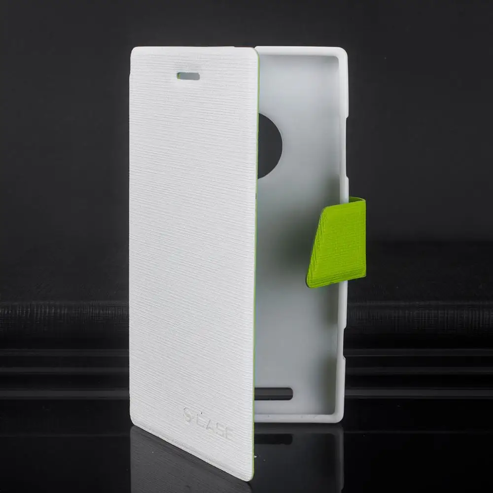 Из искусственной кожи 5.0For Nokia Lumia 830 чехол для microsoft Nokia Lumia 830 N830 откидная крышка для сотового телефона чехол - Цвет: style3 White