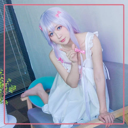 Новинка японского аниме eromanga Sensei костюм для косплея ночная рубашка пижама белое