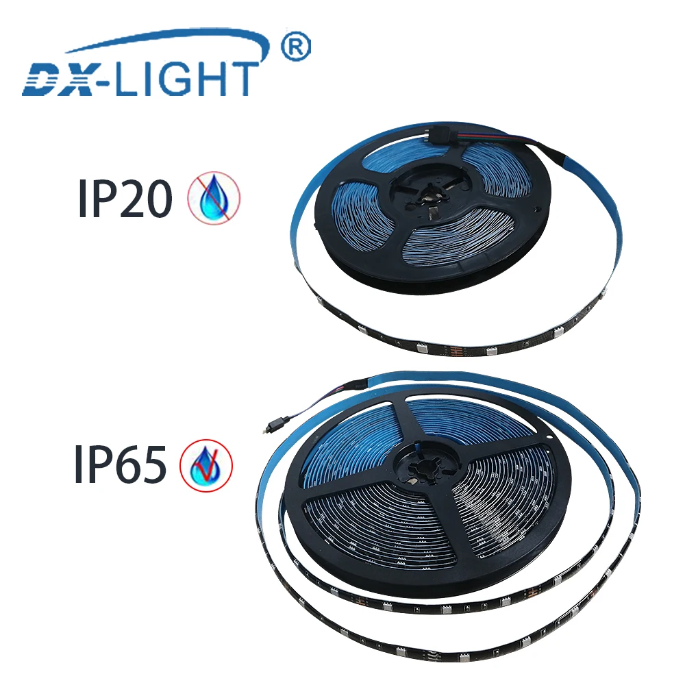 5 м 10 м SMD5050 RGB wifi светодиодный светильник IP65 Водонепроницаемый RGB светодиодный ленточный пульт дистанционного управления wifi/RF/IR контроллер 12 В комплект адаптера питания