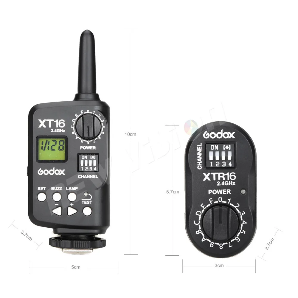 Godox XT 16 беспроводной 2 4G пульт дистанционного управления Flash Trigger + приемник для