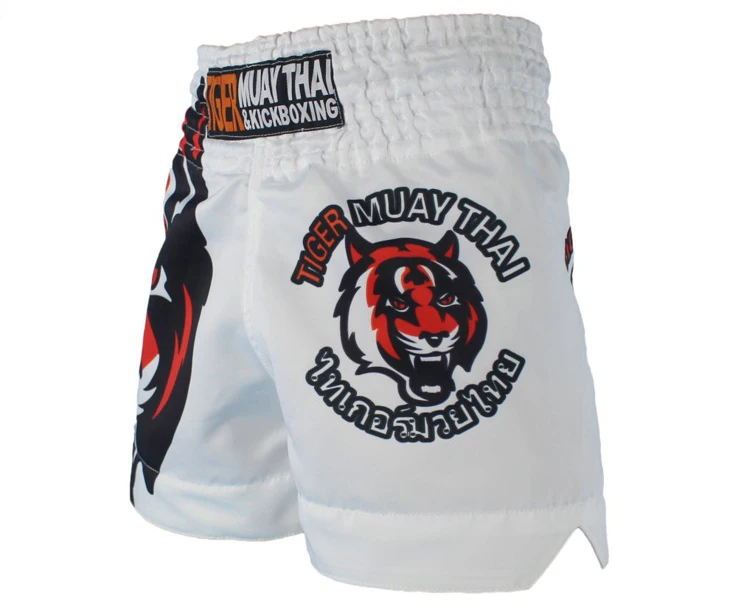 Спортивные Боксерские Шорты Для MMA белые боксерские шорты с тигром для конкурса
